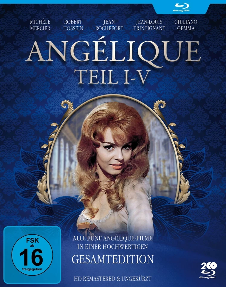 Angelique - Teil I-V - Gesamtedition - Anne Golon - Michele Mercier [Blu-ray]