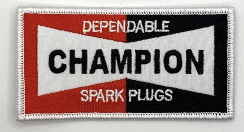 Champion Spark Plug Patch Retro Vintage Style Hot Rod Racing NASCAR Cap Hat