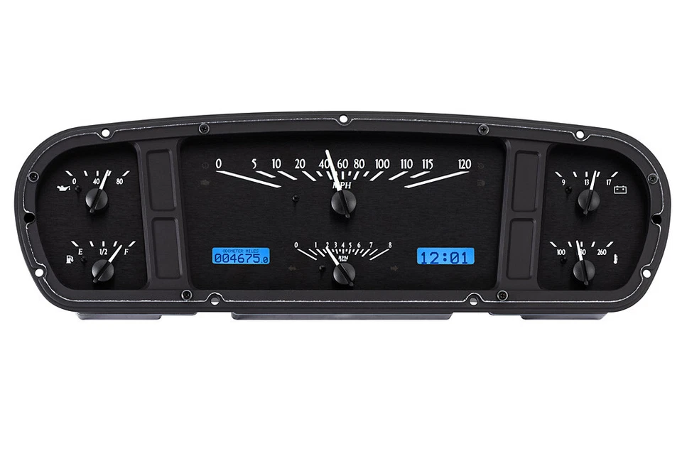 Dakota Digital 1965-66 Ford camioneta cabina personalizada sistema de calibre analógico VHX-65F-PU-K-B Foto 2 de 4