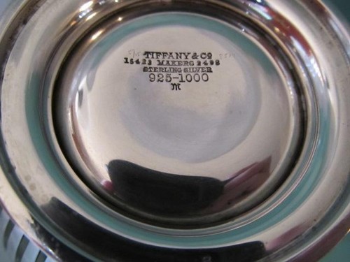 Cesta decorativa única rara de plata esterlina vintage de Tiffany & Co. - Imagen 8 de 10