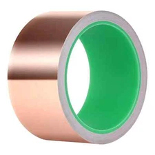 Kirecoo Copper Tape, Foil Tape (2inch X 33 FT) with Conductive Brown