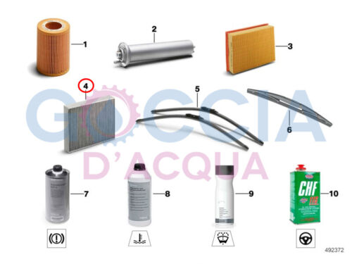 Genuine MINI BMW 2' X2 X1 F48 F39 F45 F46 i3 I01 Particulate filter set 6431683 - Picture 2 of 2