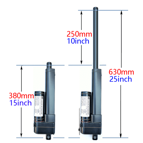 DC 12V 2~40" inch Elettrico Attuatori lineare motore 3000N 660lb Linear Actuator - Photo 22/37