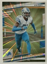 Tracy Walker 2022 Panini Prestige Football Xtra Points Sunburst Card # 102 Lions