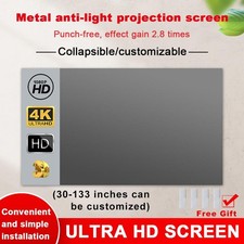 ALR Anti-Light Metal Projector Screen High Br...