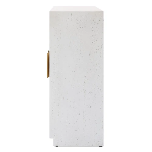 Uttermost Emma 2 Door White Cabinet - Picture 2 of 6