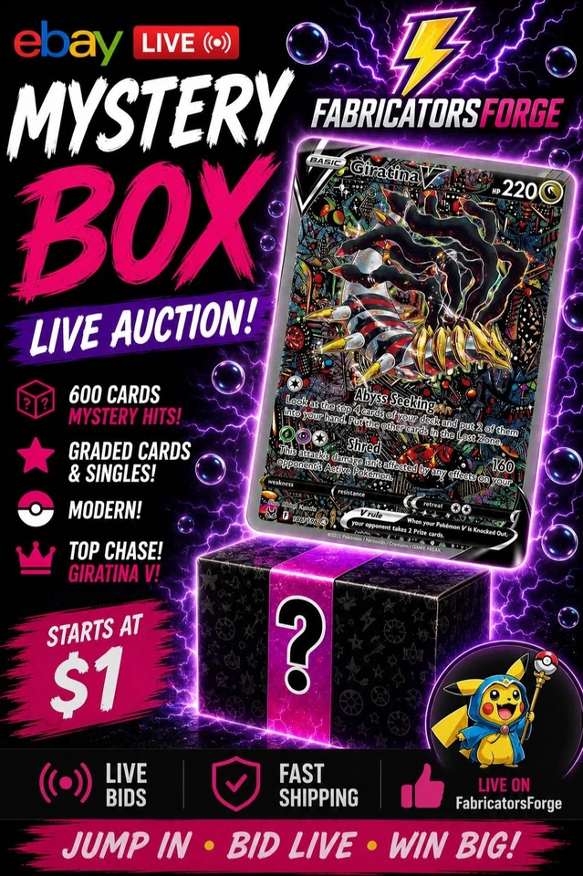 🐸🥷⏰$1 Starts Giratina V Crazy Singles Chase⏰🥷🐸