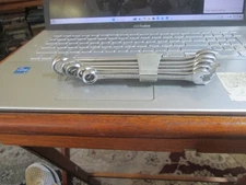 VINTAGE 5 PC DROP FORGED STEEL WRENCH SET 3/8'' - 5/8''