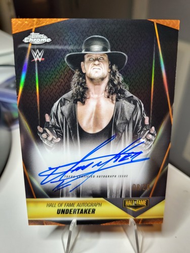 Undertaker #HOF-UT 2025 Topps Chrome WWE Hall of Fame Autograph card