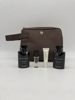 Luxus Reise-Set Bvlgari Man in Black (After Shave, Body Lotion, Mini-EDP Neu