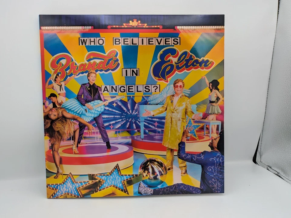 Elton John & Brandi Carlile Vinyl Who Believes In Angels Blood Records Limited  - Image 3 of 4