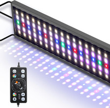 Aquarium LED Light Fish Tank Full Spectrum Lighting with 24/7 Day-Night Cycle Mo