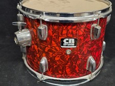 CB Drums SP Series 12" Tom Drum / Red Wave Finish