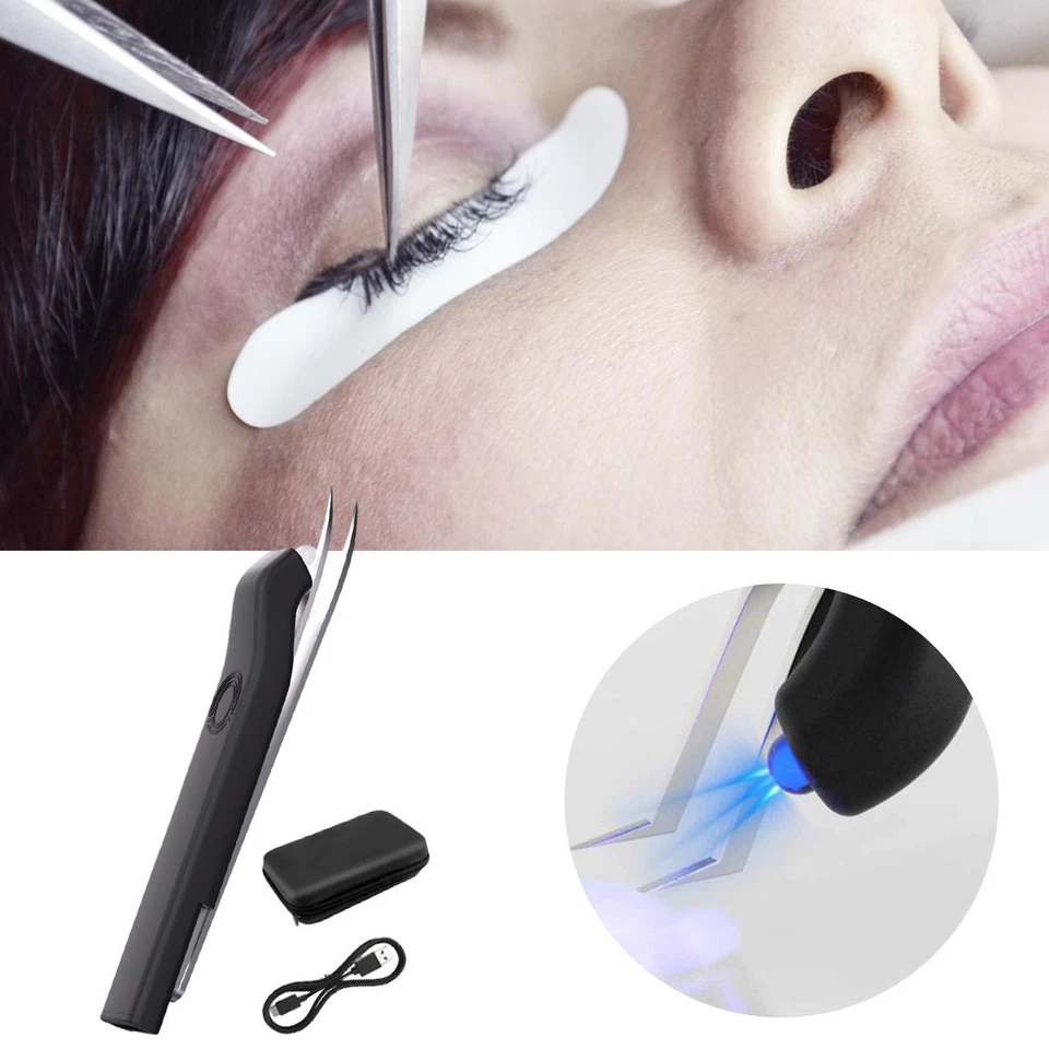 Eyelash Tweezers Lamp Artists Handheld Salon Portable Eyelash Extension Lamp - Image 4 of 4