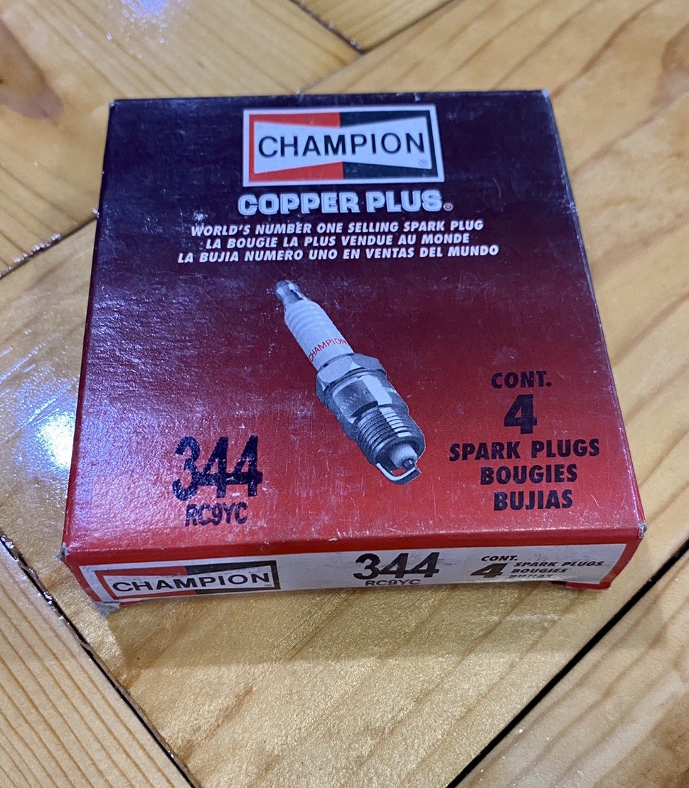 Champion Copper Plus #344 Spark Plugs for Set Of 4 T22EPU RC9YC BR7EFS BR7EF pb