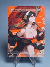 Yor Forger, Waifu the Gathering, Custom Anime Waifu Spy X Family Trading Card
