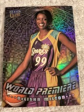 1999 Fleer Ultra WNBA World Premiere DeLisha Milton-Jones #9WP Rookie Card RC