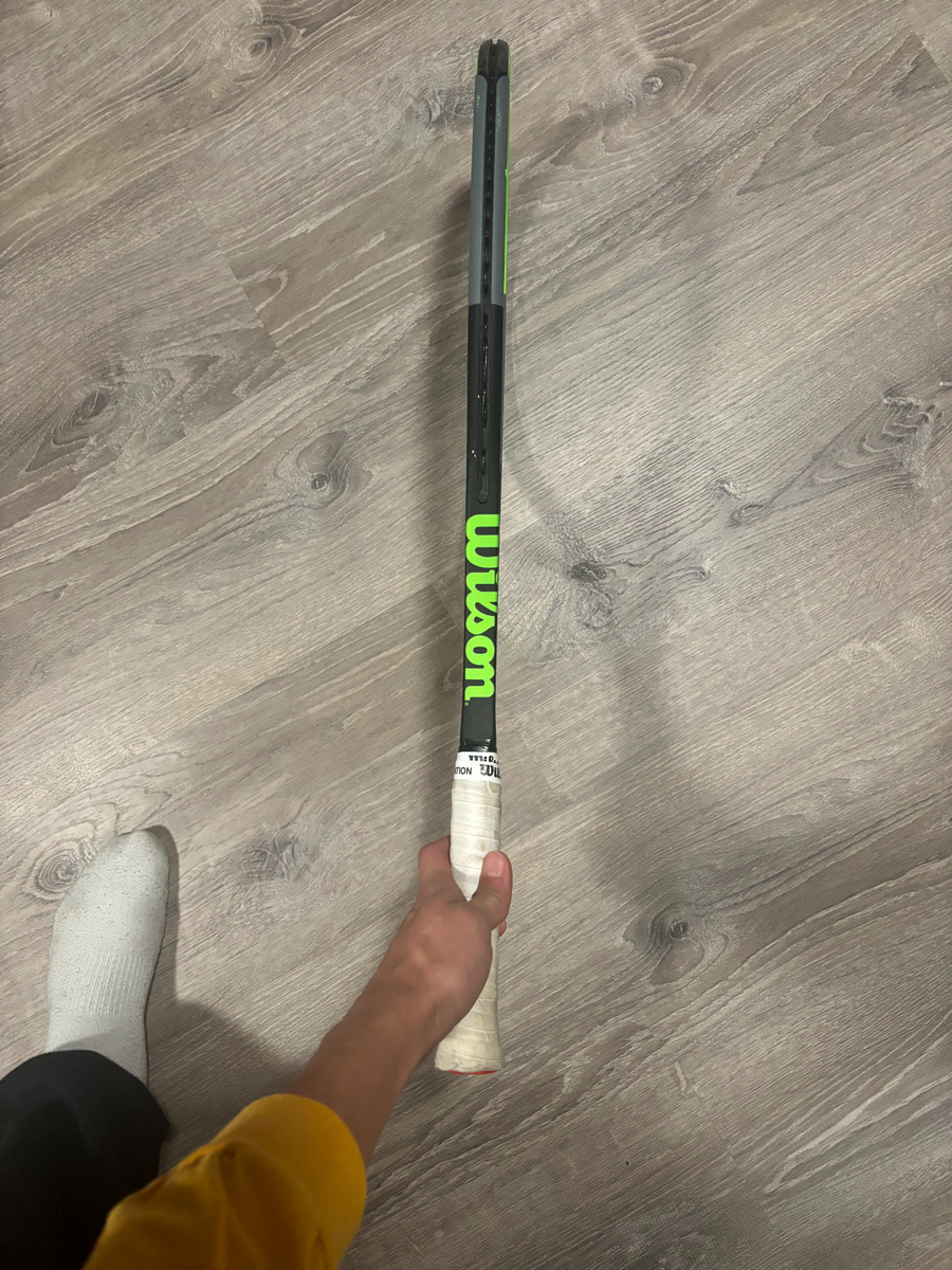 Wilson Blade 98 18X20 V7.0 Tennis Racquet - Black/Green for sale