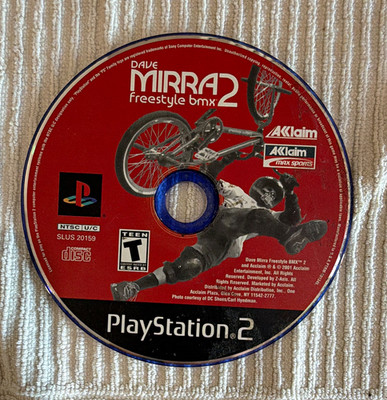 Acclaim Dave Mirra Freestyle BMX 2 Sony PlayStation 2 PS2 NTSC-U/C T 2001
