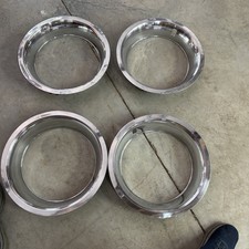 Chevrolet Corvette 15x8 Rally Wheel Trim Rings Original Oe 1969-1982 Gm 3923626