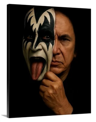 Gene Simmons KISS Canvas 16x20 Wall Art Rock Band Rocker Legend - Image 1 of 2