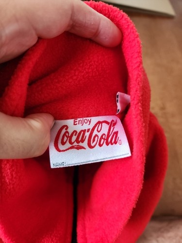 Vintage Sydney 2000 Olympic Partner Coca Cola Vest Red Fleece - Picture 13 of 13