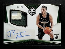 2020-21 Panini Chronicles JORDAN NWORA 7/25 Rookie RC Patch Auto Prime #LR-NWO