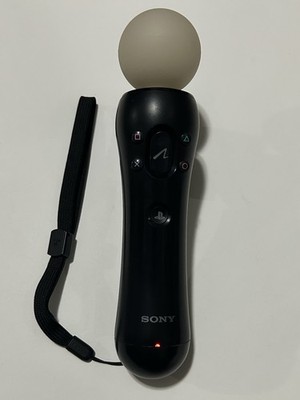 Sony PlayStation Move Motion Controller - Black (CECH-ZCM1U) TESTED WORKS