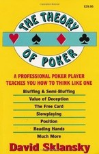 The Theory of Poker: A Professional Poker Player Teac... | Book | condition good