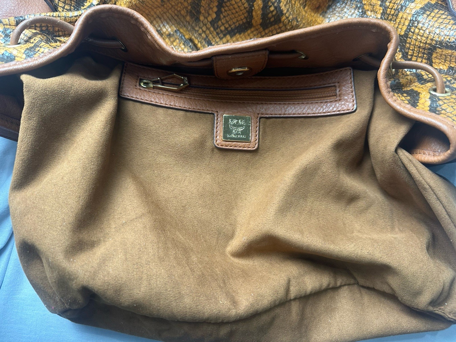 Authentic Limited Edition MCM Python Hobo - EXCEL… - image 1