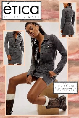 NWT!tica Lotta Long Sleeve Black Gray Denim Mini Dress Stormy Skies Size XS | eBay NWT!tica Lotta Long Sleeve Black Gray Denim Mini Dress Stormy Skies Size XS | eBay