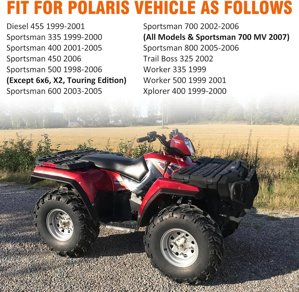 Front Left & Rear Brake Master Cylinder for Polaris Diesel 455 Sportsman 335 ... - Image 3 of 4