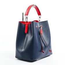Louis Vuitton NeoNoe Shoulder Bag M54367 Indigo x Red Women's w/Shoulder Strap 