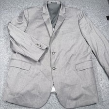 Kenneth Cole AWEARNESS Heather Grey Two Button Formal Suit Set Blazer  Trousers