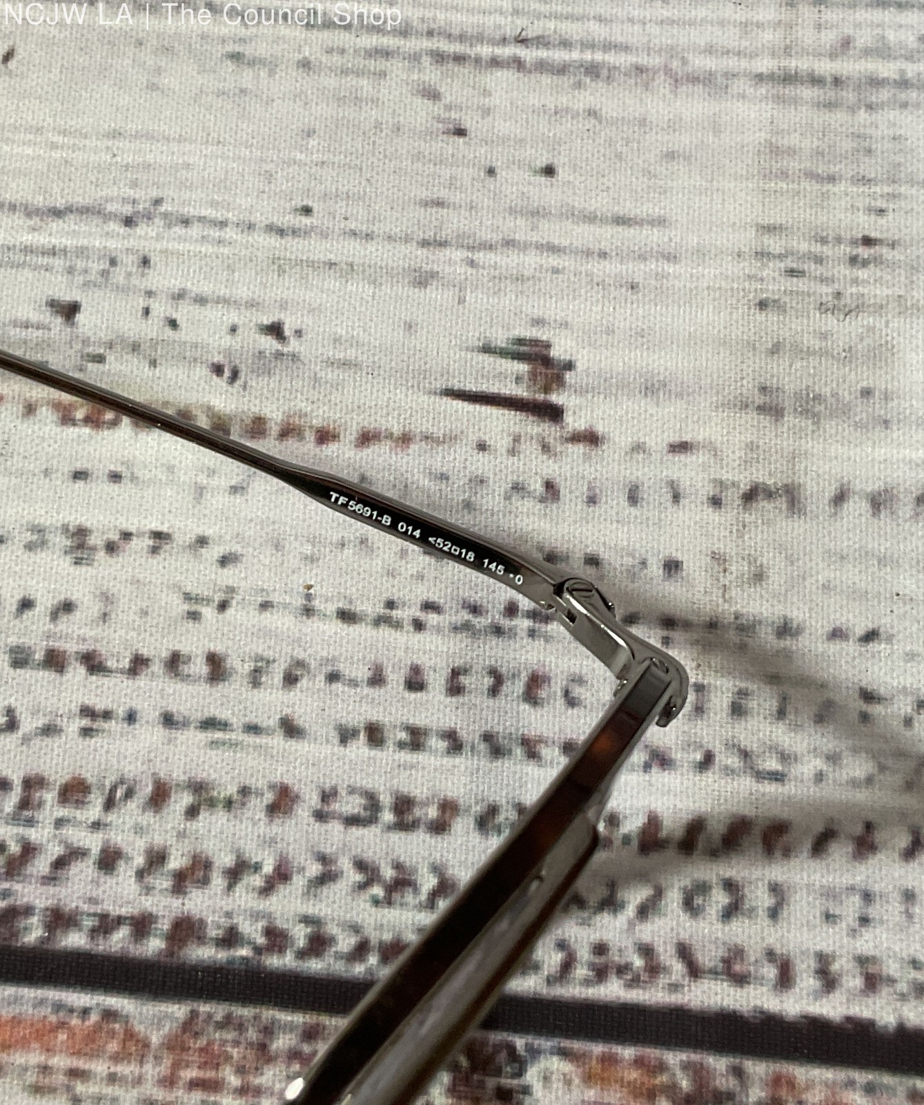 Tom Ford Silver Eyeglasses Frames Only TF5691-B 0… - image 4