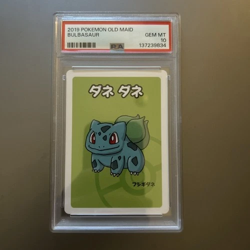 Bulbasaur PSA 10 GEM MINT Graded 2019 Old Maid Babanuki Pokémon Ooyama Art