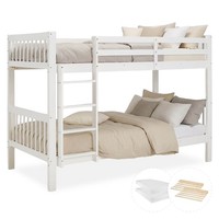 Etagenbett 90X200 Kinderbett Mit Bettkasten Und Matratze Holz Weiß Homestyle4U