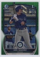 2023 Bowman Mega Box Green Mojo Refractor 49/99 Axel Sanchez #BCP-73 0o6m