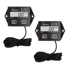 Small Engine Tachometer Hour Meter Digital Inductive Rpm Gauge Tiny