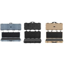 Uimoso Hard Rifle Case with IP67 Waterproof Design, Wheels & Customizable Foam