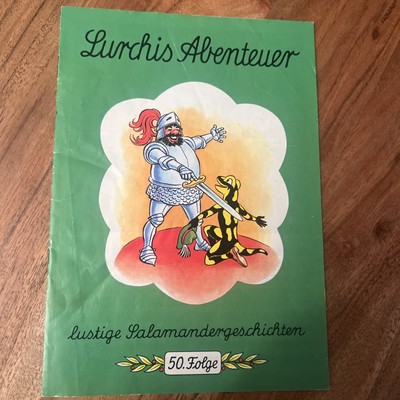 1971 Lurchis Abenteuer 50. Folge Salamander Ritter Schuhe Comic Werbung Reklame