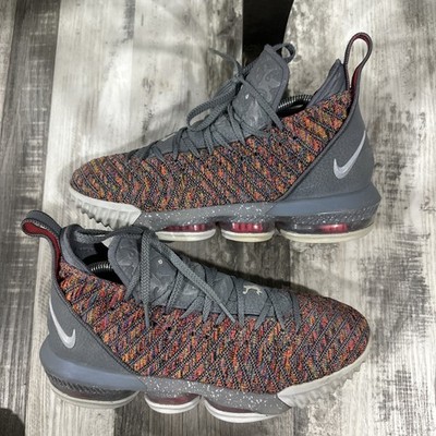 Nike LeBron 16 XVI 20 20 Multicolor Grey Size 9 Sneakers Shoes