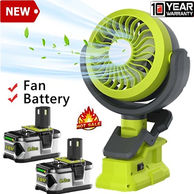 For RYOBI P108 Battery 18V Tools High Capacity Lithium Battery/Charger/ Fan