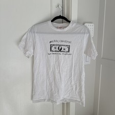 supreme spend it tee white mens sz S FW21 