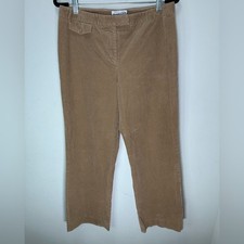 Pendleton Women's Corduroy Made in Hong Kong Straight Leg Tan Pants size 10