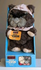 Vintage Kenner Star Wars Ewoks Paploo 13" Plush Doll 1983 Excellent Condition