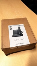 Plantronics Savi 745 WO2 Wireless Headset System w/Headphones GOOD CONDITION