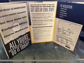 DARK WIZARD - SEGA CD , NM!! 1994 w/ Manual & Registration Card - Vintage