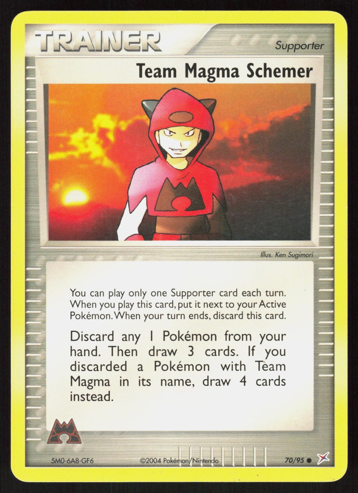 Team Magma Schemer 70/95 Common Team Magma vs Team Aqua Pokemon MP