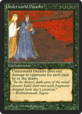 Underworld Dreams (Damaged) Legends LEG Magic MTG